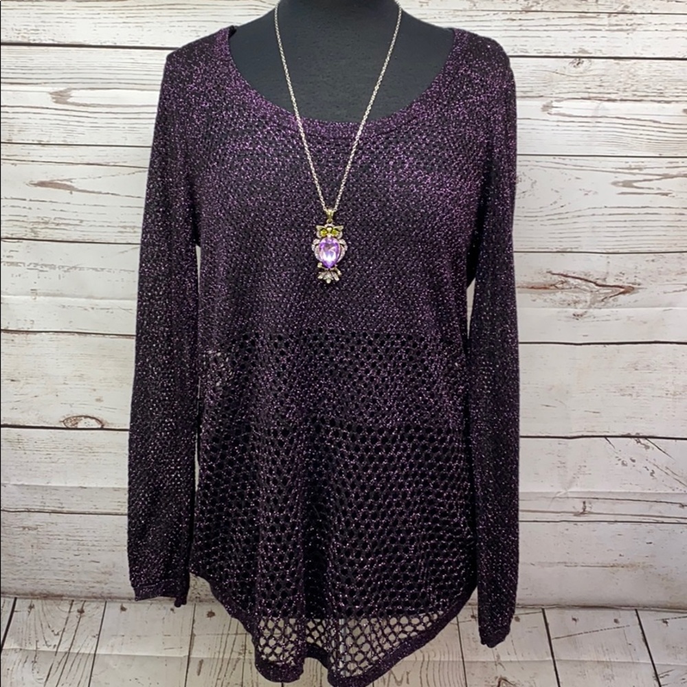 Rock & Republic Mesh Blouse